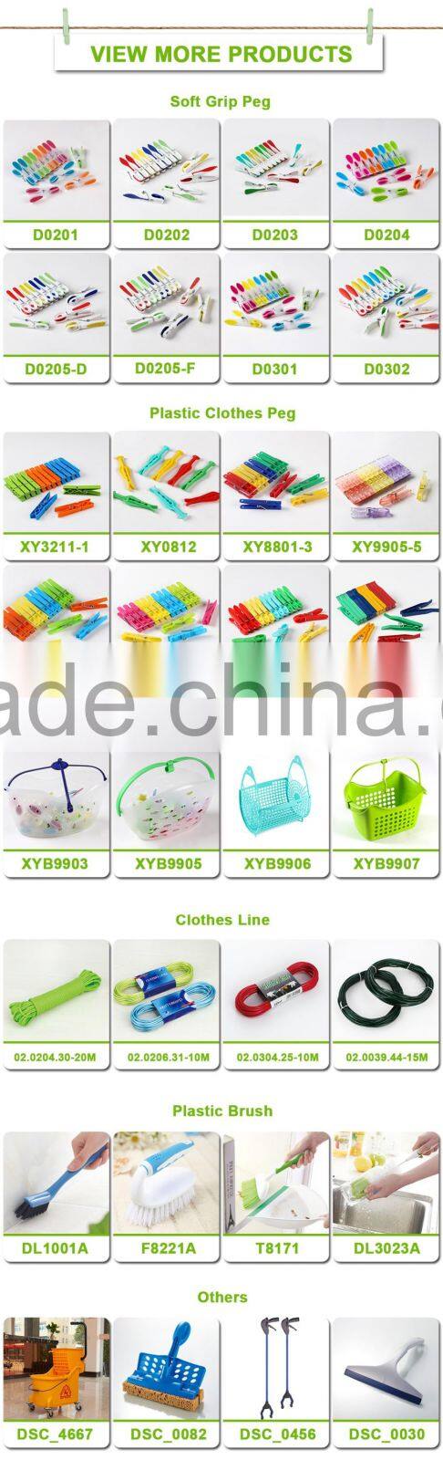 Environmental plastic sweeping bumper broom