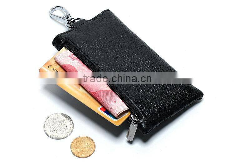 Direct manufacturer magnetic leather car key holder for multiple keys