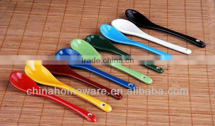 white ceramic coffee spoons