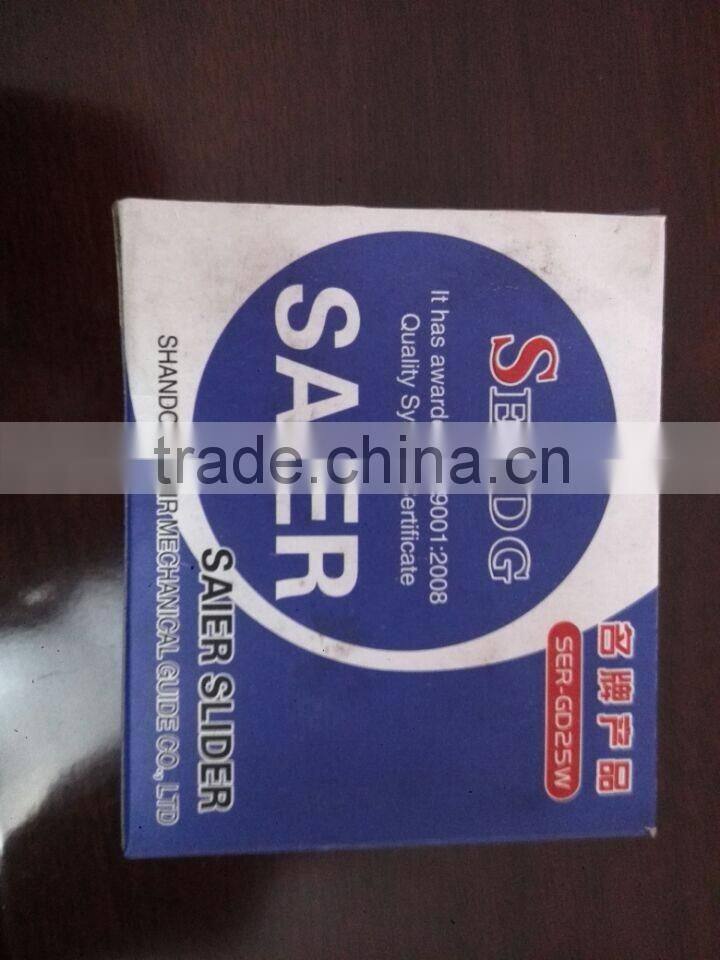 China Sair linear guide rail SER-GD25 with linear block for packaging machinery
