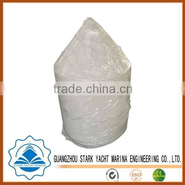 Marine plastic pile cap for marina dock