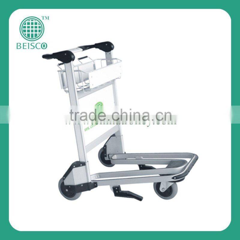 Trade assurance lightweight wheeled baggage for airport JS-TAT04, wheeled carry on luggage cart, airport baggage trolley