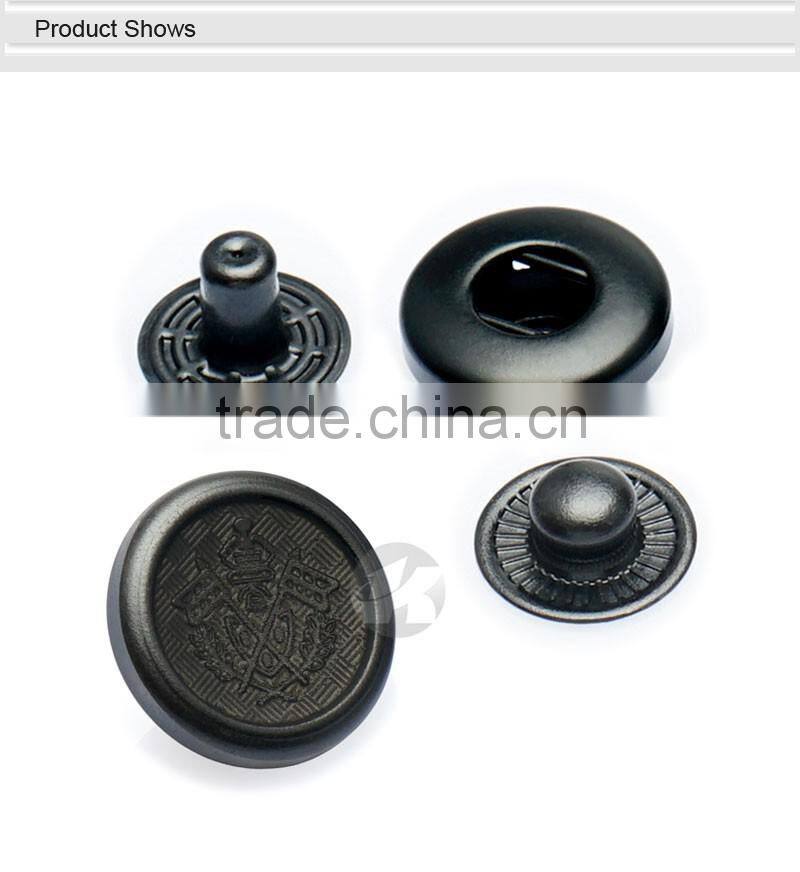 Nice Designer Custom Black Coat Metal Buttons For Sales