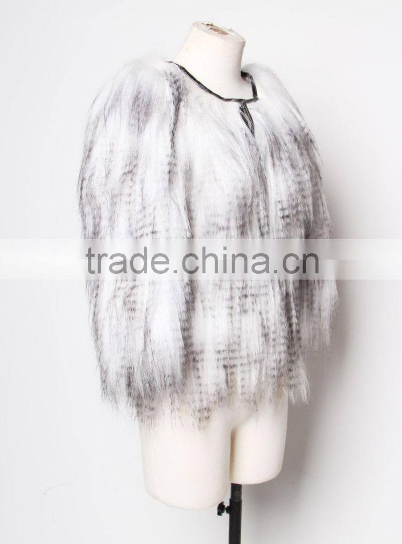 Unique 2013 European Street Style Dyeing Long Wool Flare Women Fashion Winter Vintage Fur Coats Sale "11"