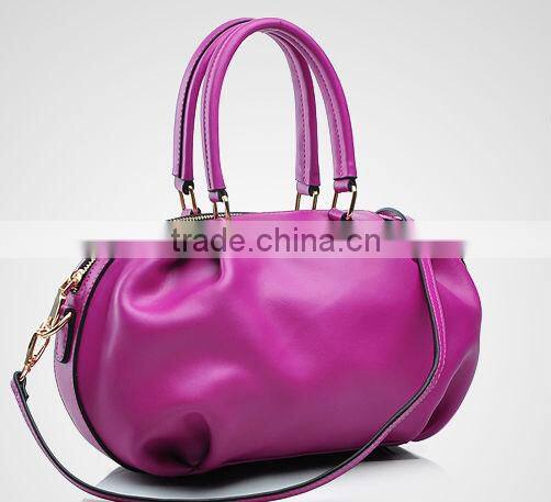 2014 lady small short chain tote shoulder leather hand bag wholesale china
