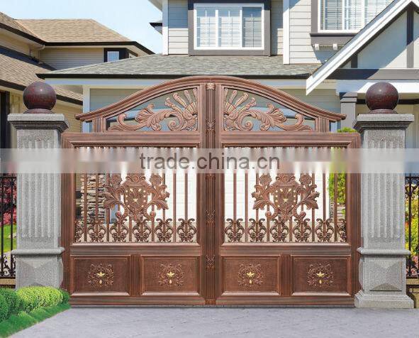 High quality grand courtyard gate with aluminum alloy