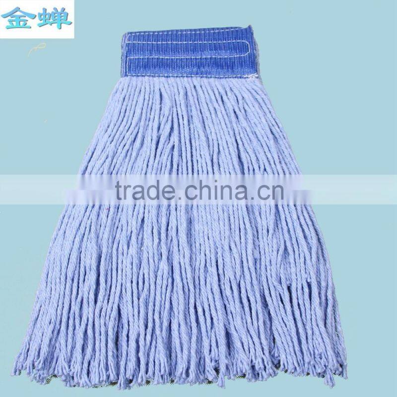 C004 4 Ply blended cotton looped end wet mop, with 1" headband.