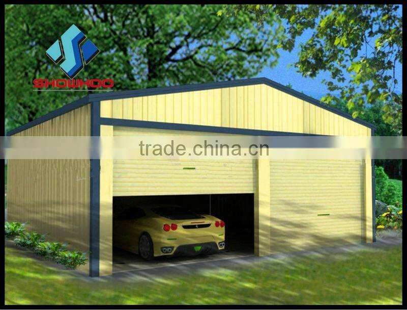 Prefabricated building mobile car garage