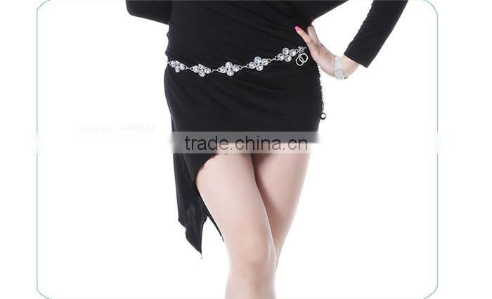 2015 fashional bright diamond bell dance waist chain from wuchieal(YL138)