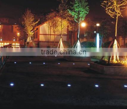 Outdoor Shenzhen factory Aluminum , stainless stell housing Edison 3W LED inground lamp