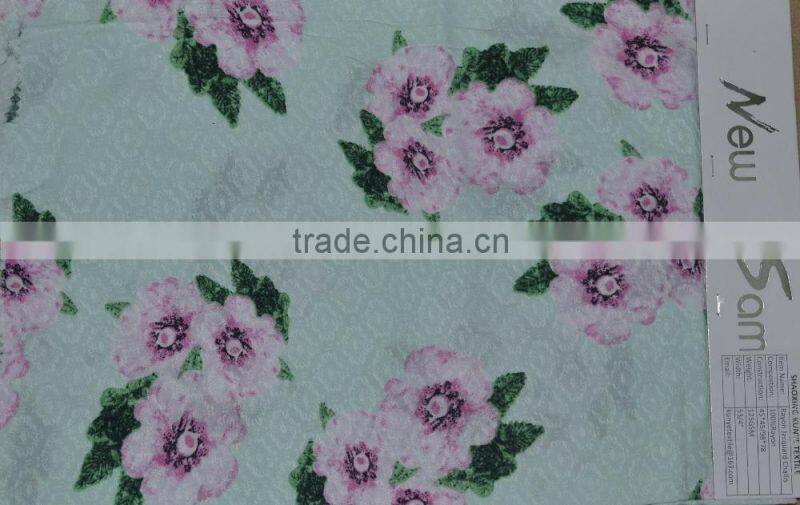 Rayon Viscose Jacquard Print Fabric