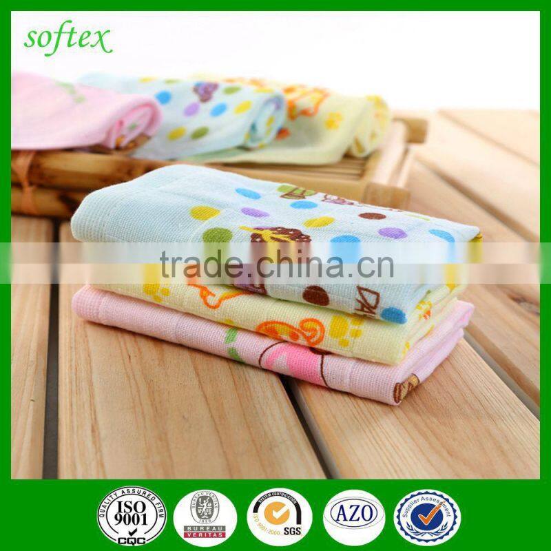 Plain cloth grid square towel,printed flour sack towels