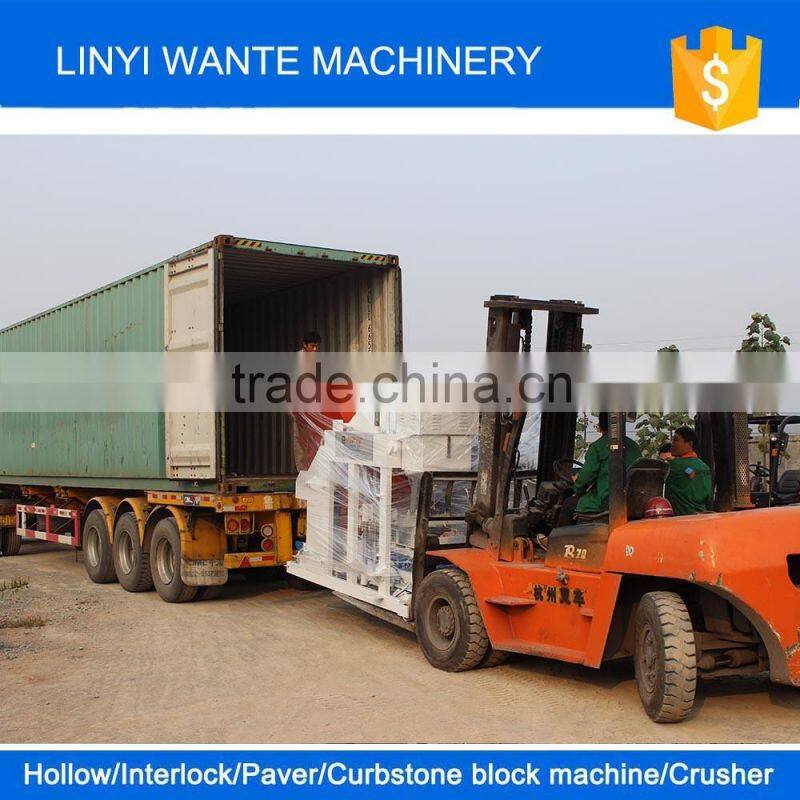 WANTE BRAND WT10-15 full automatic egg laying brick block making machine delivering to Mexico