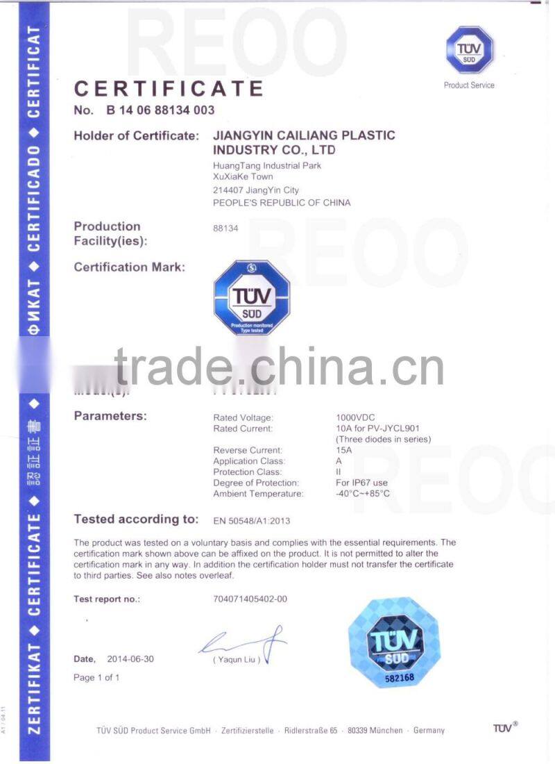 REOO Solar panel raw material and solar cell and PV junction box