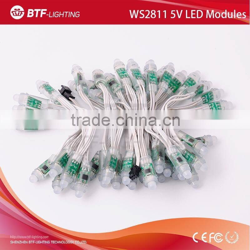 WS2811 pixel led module 5V IP68 waterproof White Wire