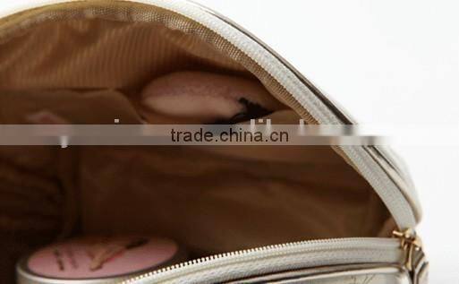 Wholesale fashion WHITE high-end cosmetic bag