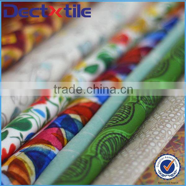 Home textile supplier polyester custom textile fabric textile printing