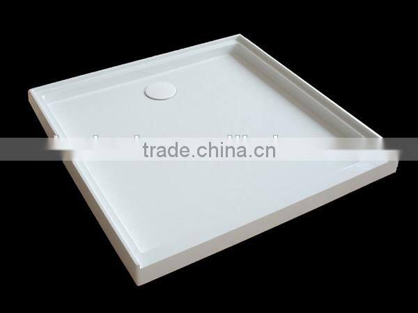 SUNZOOM 2 side aclove tile flange shower tray,semi-circle shower tray,shower base