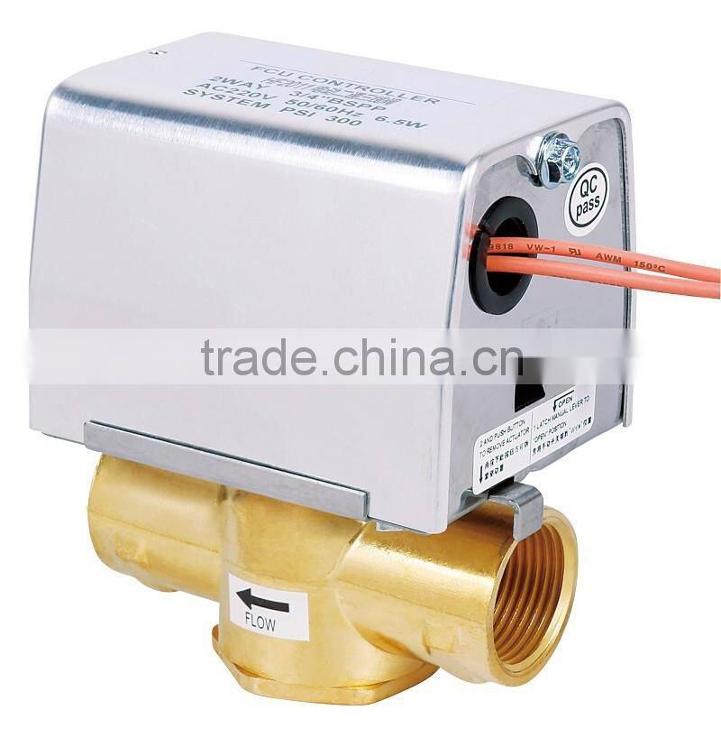 China manufacturer SR2011 motorized threaded ball valve for air condition