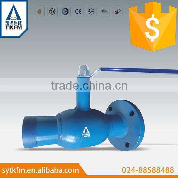 2015 TKFM city building heating supply use manual welded ball valve