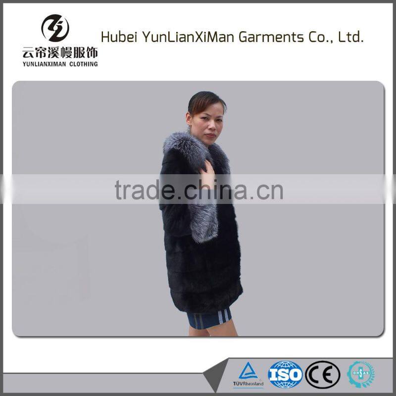 Hot Sale Genuine Real mink women winter fur coat 2015