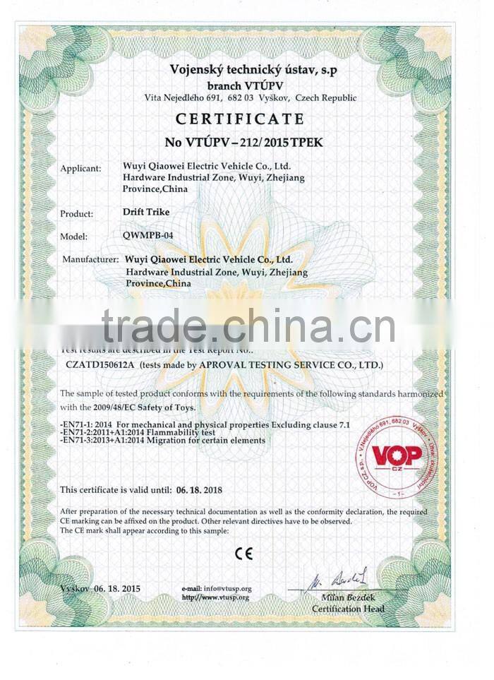 QWMOTO CE 500W 800W Black Mini ATV 800W Electric Dune Buggy ATV Kids ATV 500W