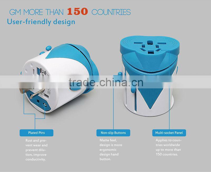 2015 Top Selling New Arrival International mobile travel charger