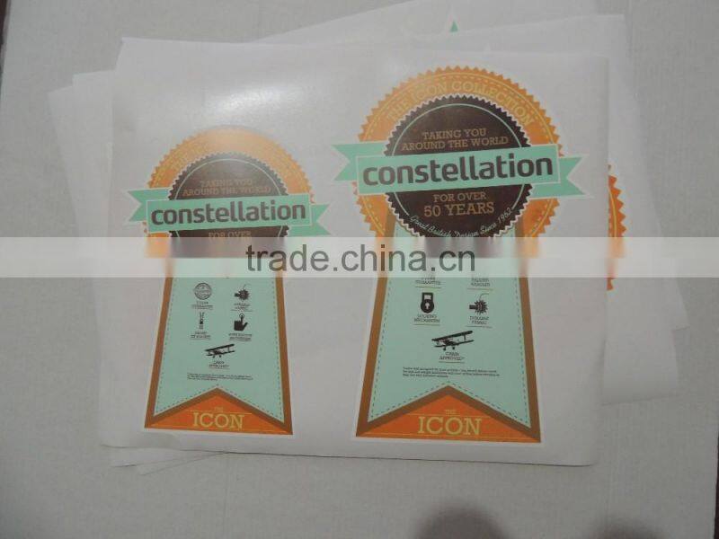 Wholesale logo printed stickers with beauty design