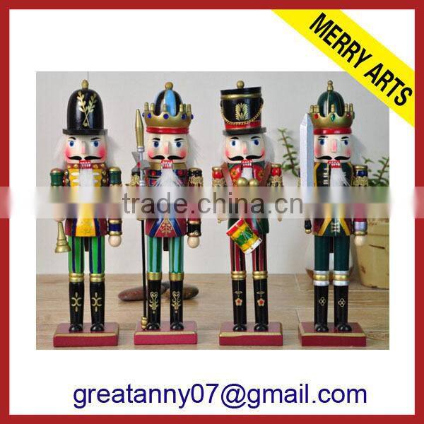 21" Hollywood Multi-Colored Stacked Soldier Decorative Christmas Nutcracker
