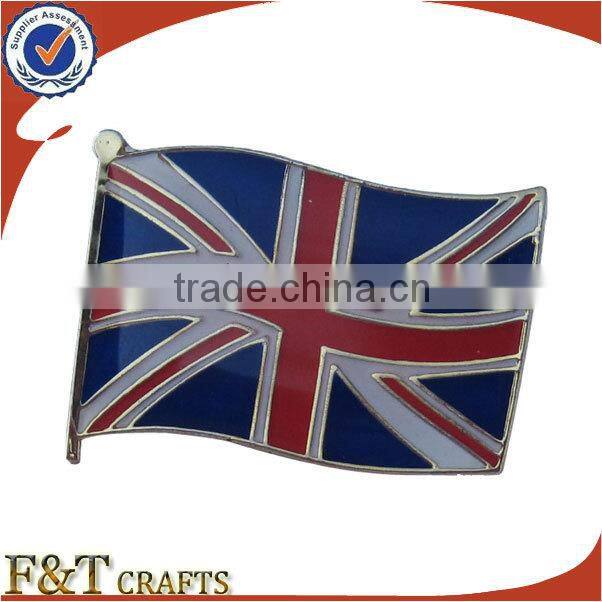 designed soft enamel popular country lapel national flag pins with epoxy coated