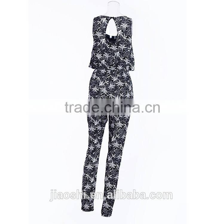 China manufacturer high quality long pants plus size sexy one piece women jumpsuit for sale