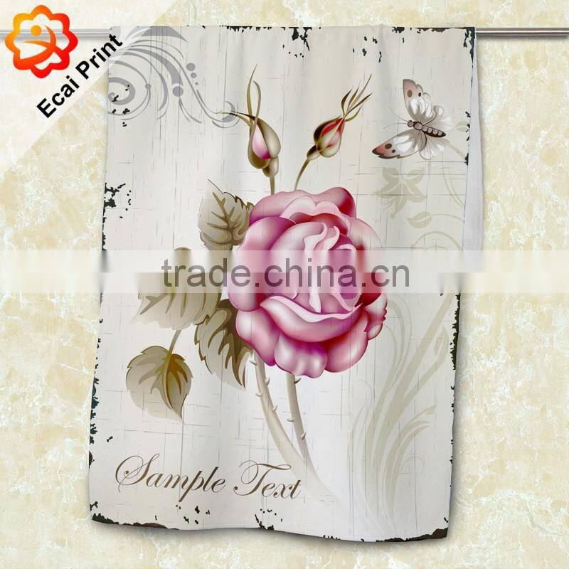 custom made micro fiber custom size colors faleless face towel