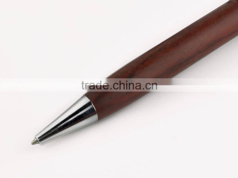 custom red wooden ballpoint pen