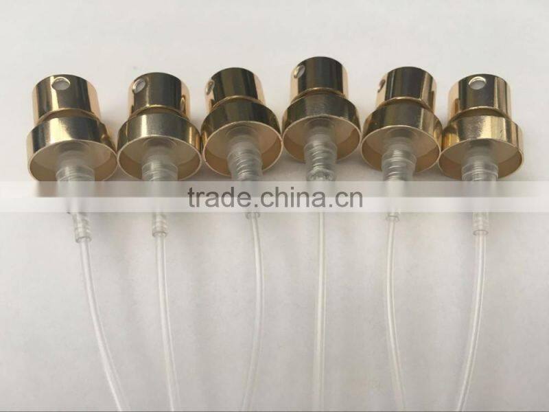 Fine 16.3mm aluminum crimp mister sprayer