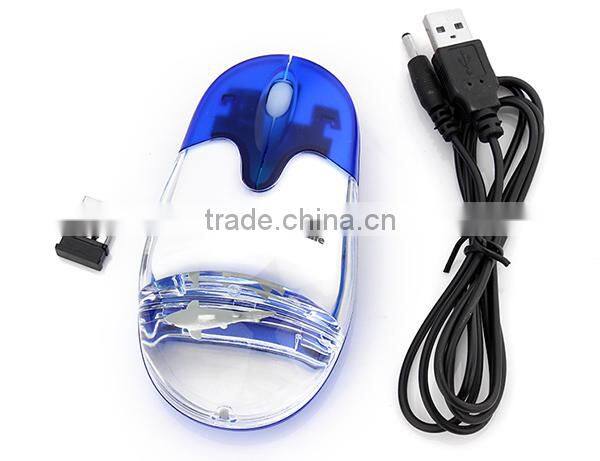 2.4Ghz Computer Rechargeable USB RoHS Mouse Liquid Wireless