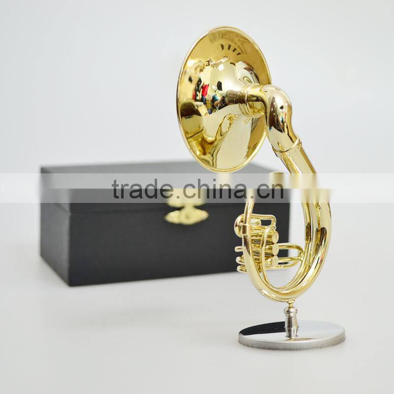 Gold and copper material maked gild mini trumpet