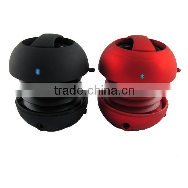 cheap hamburger shape loud speaker fashion mini round speaker for laptop/smartphone/MP3/MP4