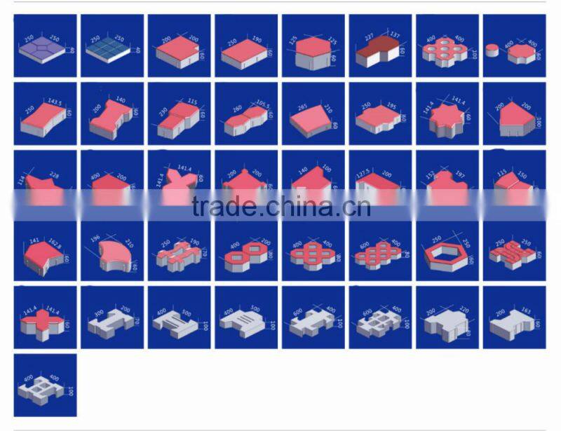 Hot selling XQY3000 hydraulic clay brick making machine