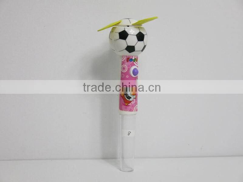 Plastic fan candy toy