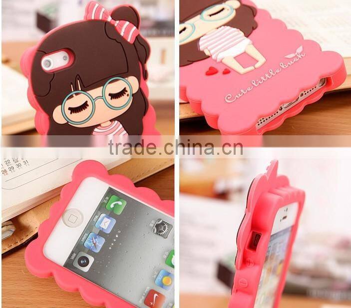 Fashion TPU PC Shockproof Silicon Case For iPhone 5s