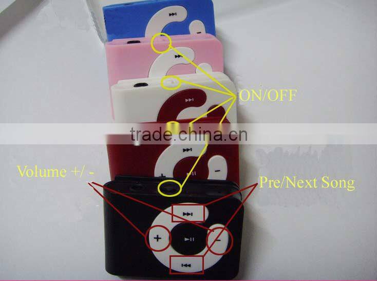 Cheap Colorful Mini Clip Mp3 With Music Free Download
