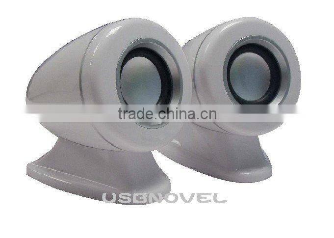 Novelty USB mini speaker with two louderspeakers