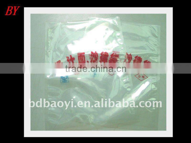 BOPA/LDPE laminated clear plastic packaging for noodles