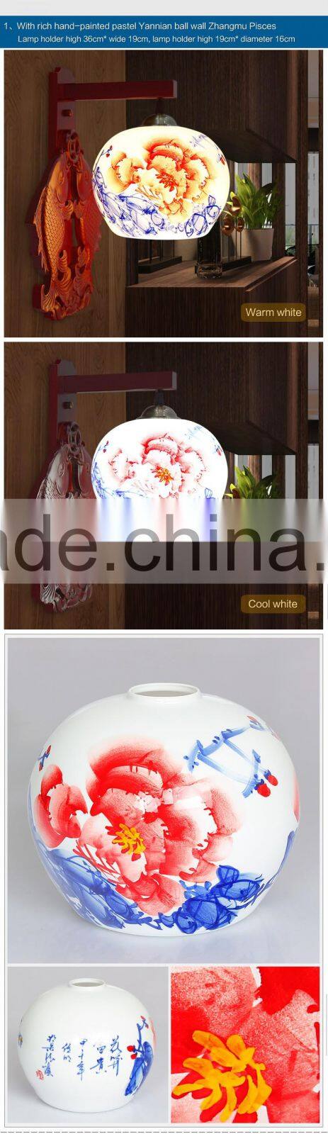 2016 new ceramic wall lamp for living room