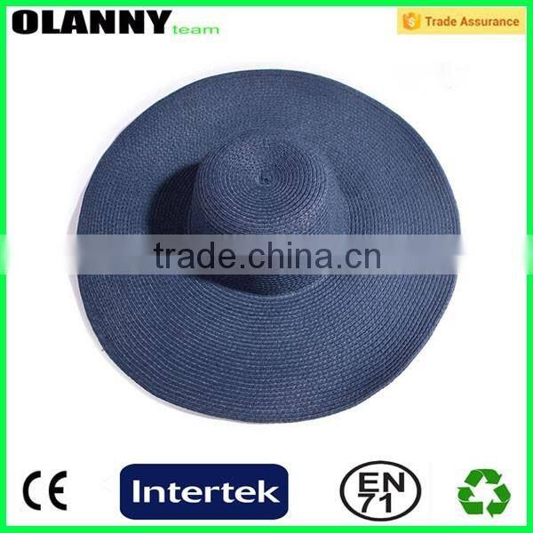 plain promotional factory price paper straw hat