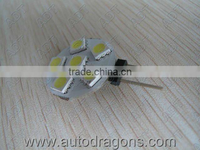 G4 with 6 pcs SMD 5050 white led blub