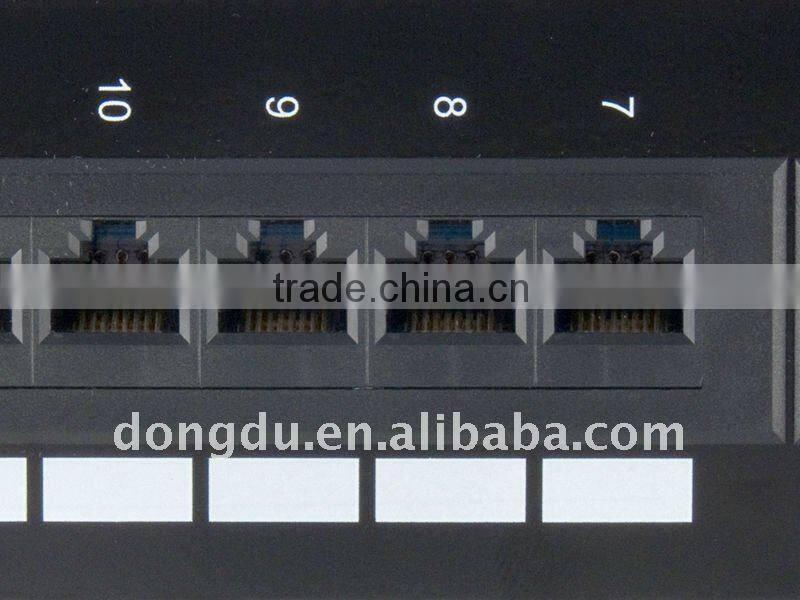 CAT6 12 port Wall Mounted patch panel,10''