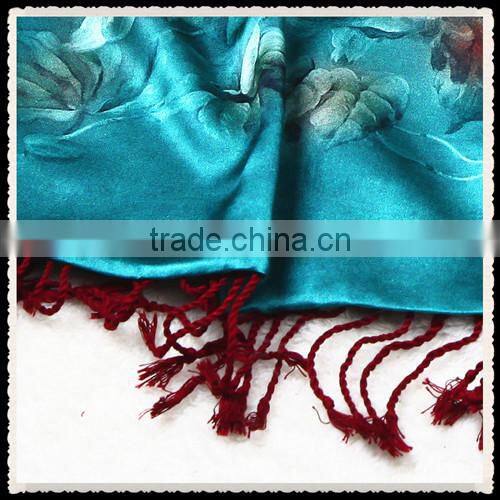Women Pashmina silk shawl scarf