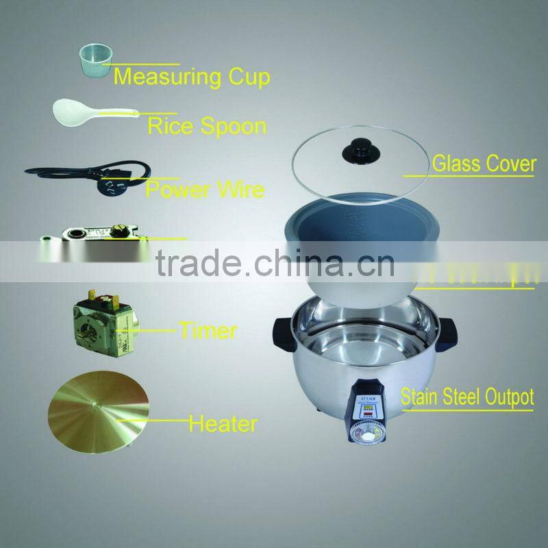 Drum Shape Rice Cooker with Timer kitchen equipment dubai