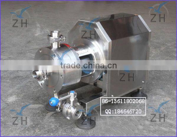 Hygienic ice cream emulsifier with trolley